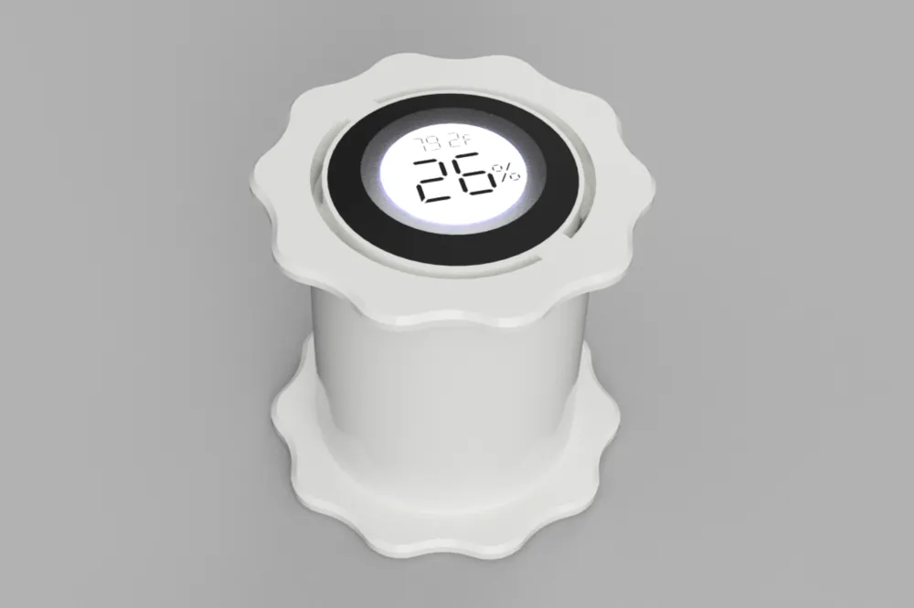 Updated Desiccant Spool with Hygrometer three options Remixed by