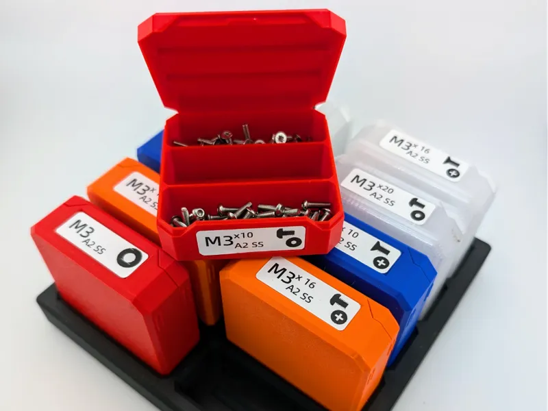 Clamshell Parts Box