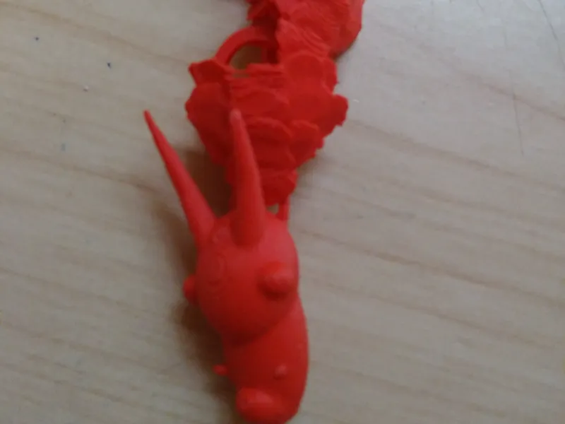 articulating dragon with scales