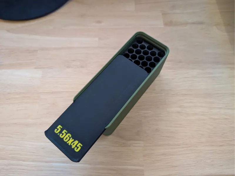 5.56x45, 60 Round, Stackable, Compact Ammo Box