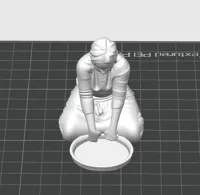 Figurine femme pétrissant la pâte — photo 3