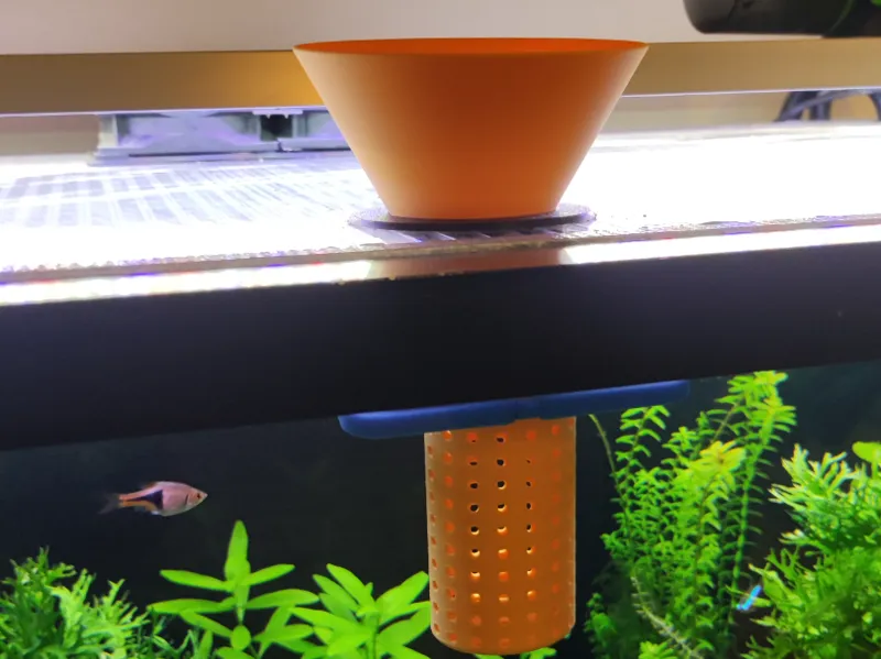 Aquarium change water cylinder