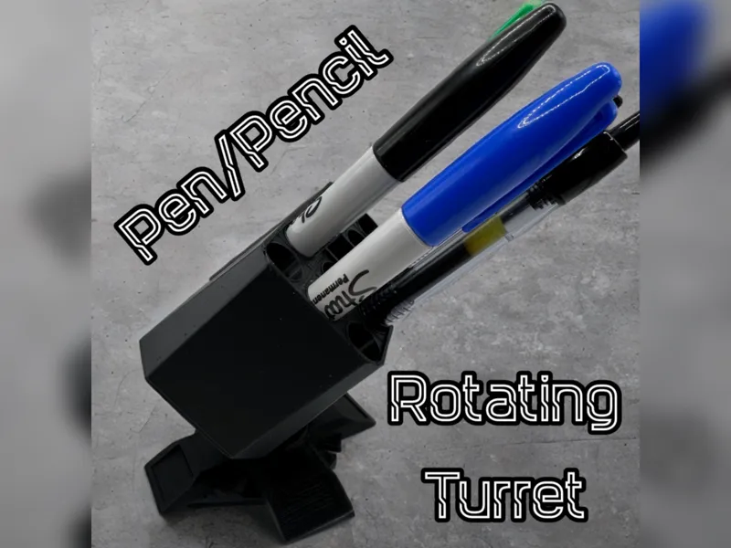 Rotating Turret - Pen/Pencil Holder