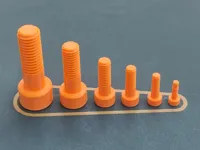 ISO Bolts Knurler Head ready to use (6 different sizes)