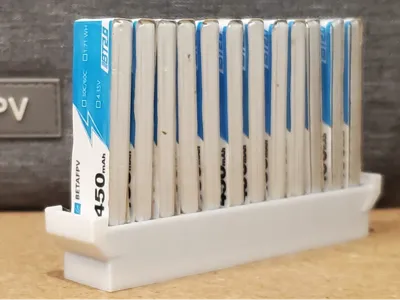 1S 450mah batteries Organizer/Carrier x12 pieces.