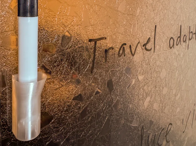 Wall-mounted marker holder