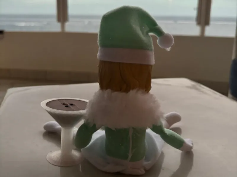 Elf on the Shelf Espresso Martini Accessory