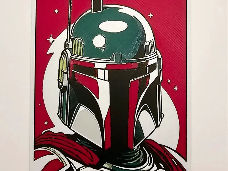 HueForge Boba Fett Fan Art
