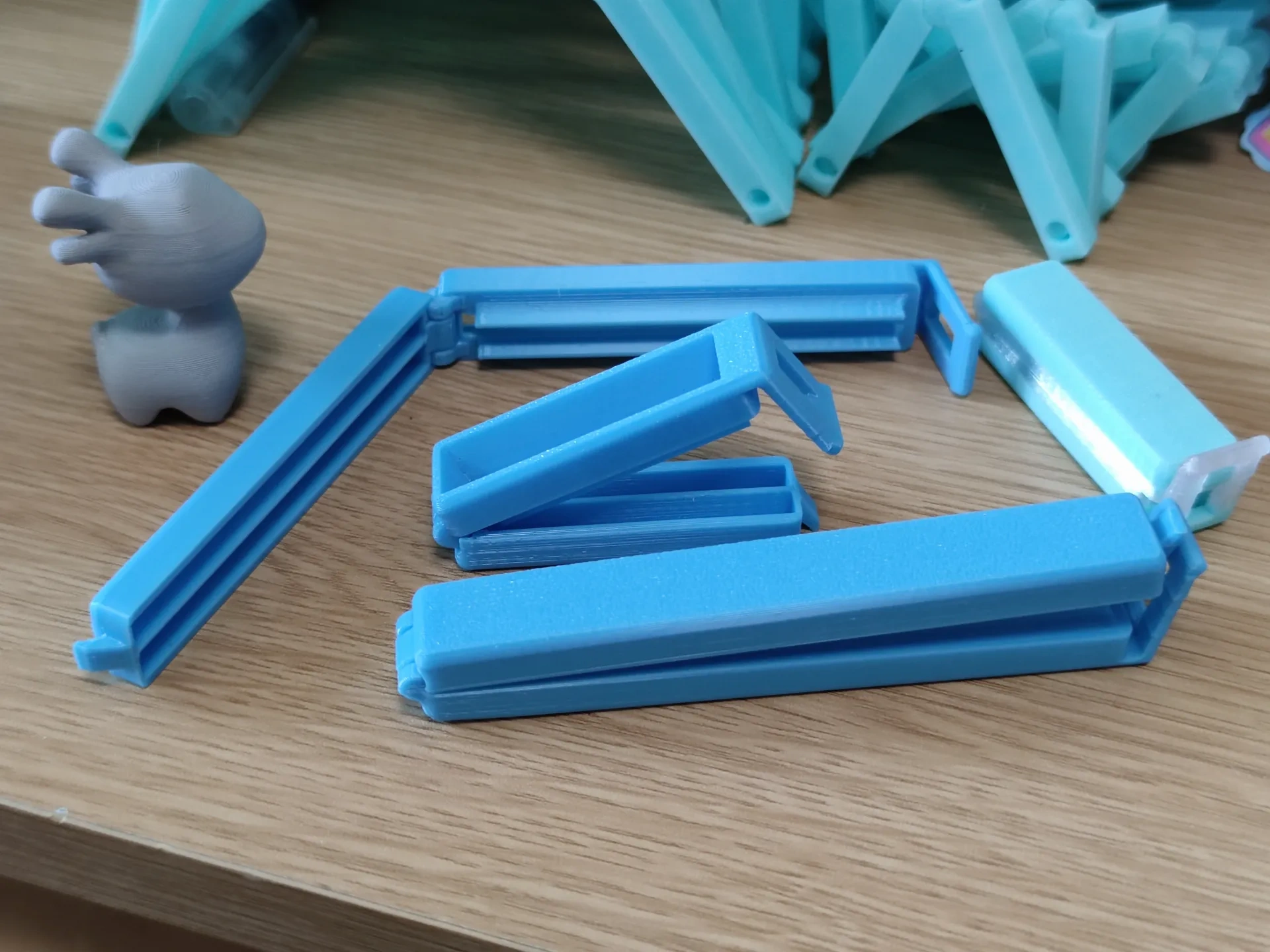 Miniatura 2 do modelo 3D 封口夹 零食夹 密封夹（深槽）