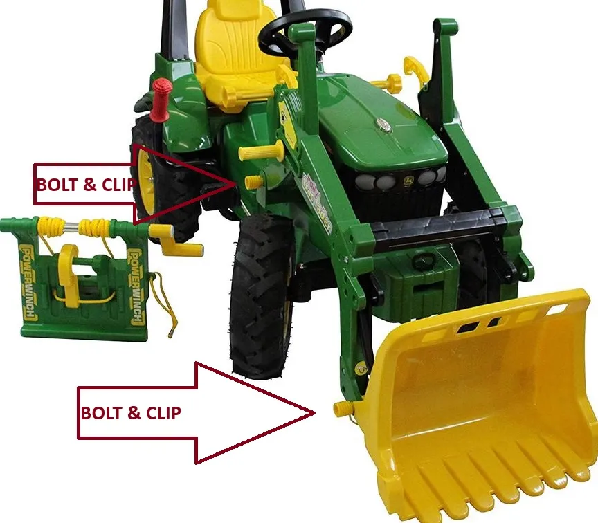 Boulon et clip pour Rolly Toys