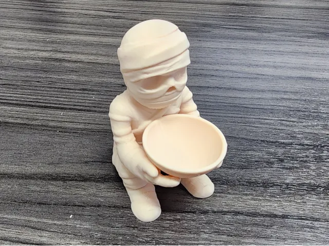 Halloween Mummy Candy Earring Dish Trick or Treat