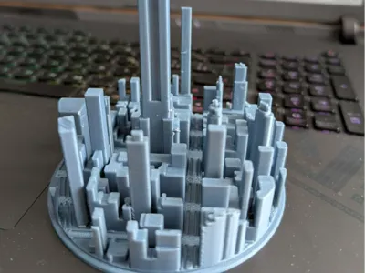 Mini city Empire State Building New York