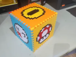 Large Pixel Art Money Box