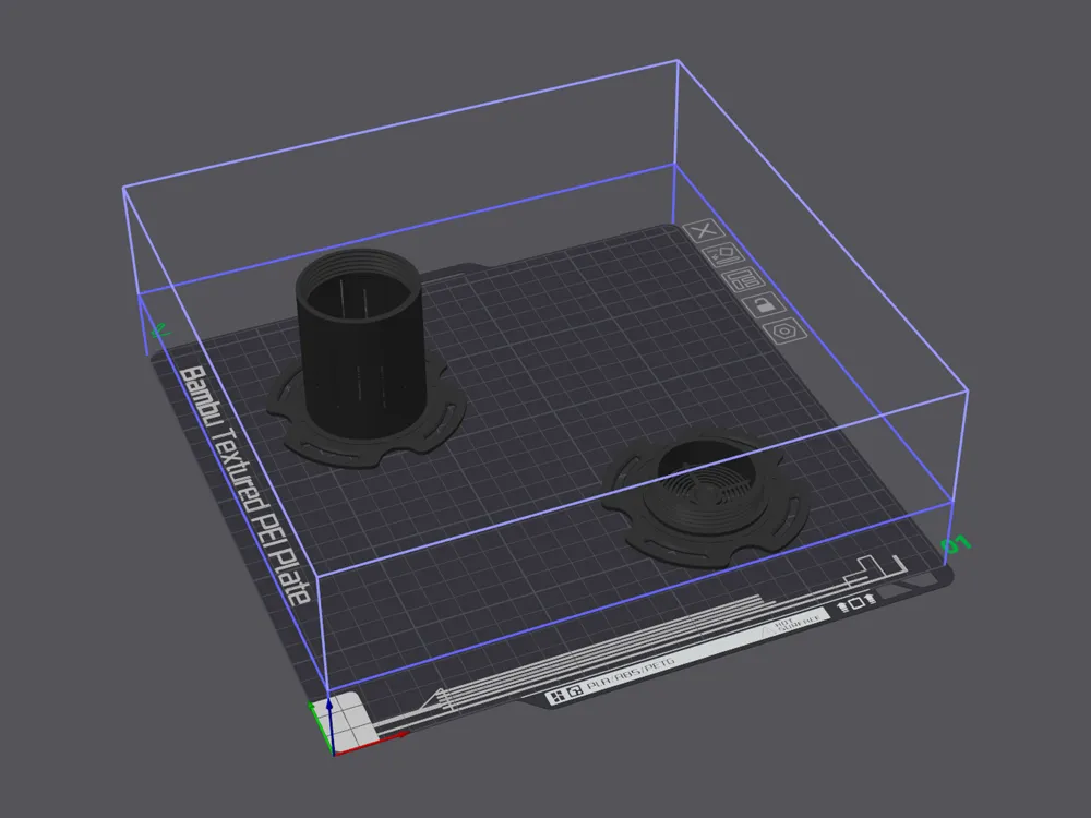 TP Universal Spool Dessicant Container (BL&others) - Free 3D Print ...