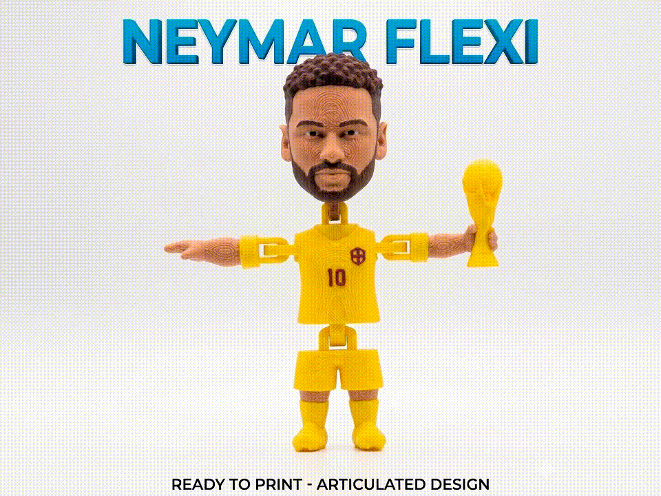 Neymar Flexi Articulado! Neymar JR Mundial