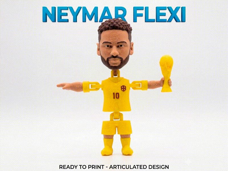 Neymar Flexi Articulado! Neymar JR Mundial