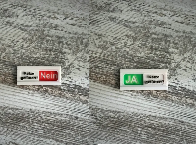 Schiebeschild Katze