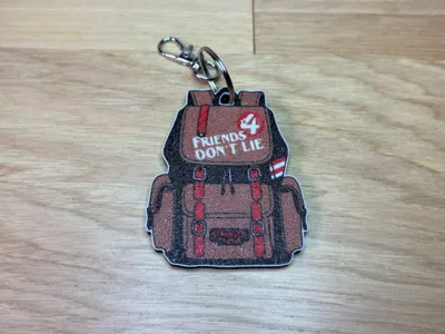 Stranger Things "Friends Don't Lie" Keychain