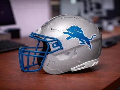 Detroit Lions Football Helmet - F7 Style