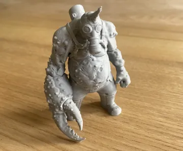 Pieza para disfraz o exhibición: Grimdark Trench Crusade Plague Ogre — vista de referencia 3