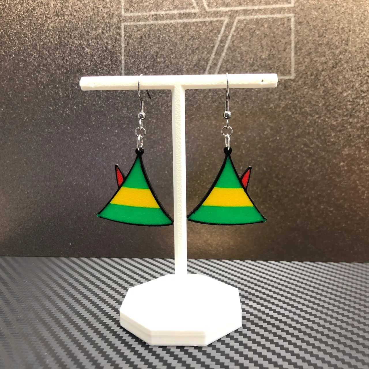 Buddy The Elf earrings view 2