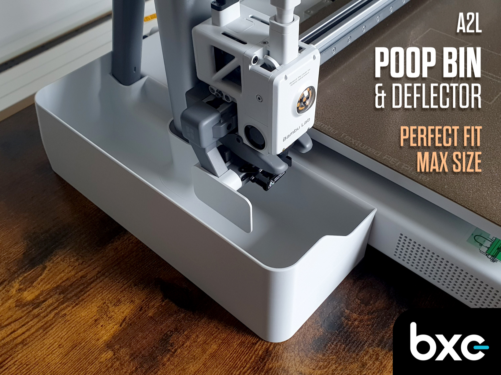 Bambu Lab A2L Filament Poop Bin & Purge Deflector