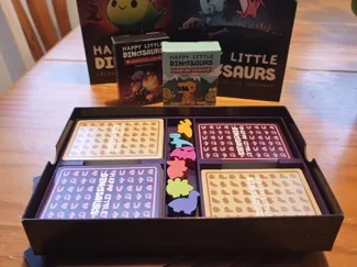 Happy Little Dinosaurs + 3 Expansions Insert