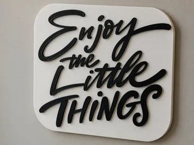 Enjoy the Little Things Wall Sign
