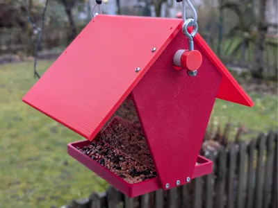 Bird feeder house