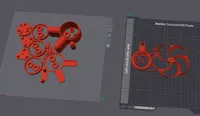 all parts on 2 plates