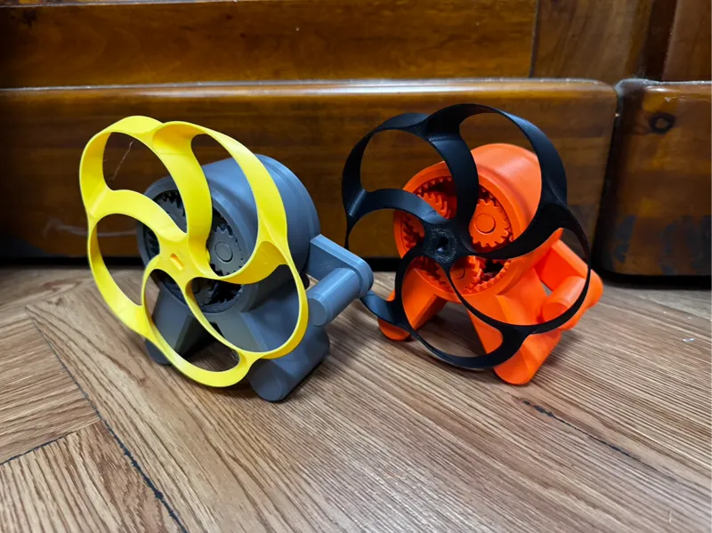 Planetary gear Hand-cranked fan