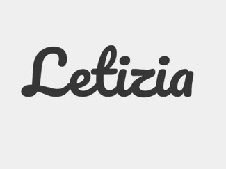 Letizia Namensschild
