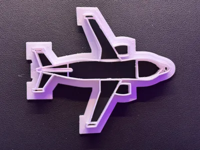 Airbus Beluga A300-600ST Christmas Cookie CutterV1
