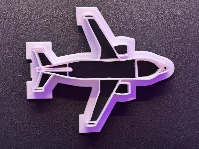 Airbus Beluga A300-600ST Christmas Cookie CutterV1