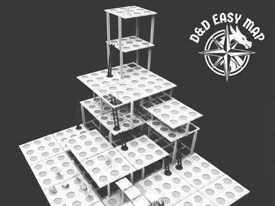 TASSELLO BASE PER DnD EasyMap -- Tile DnD Tabletop
