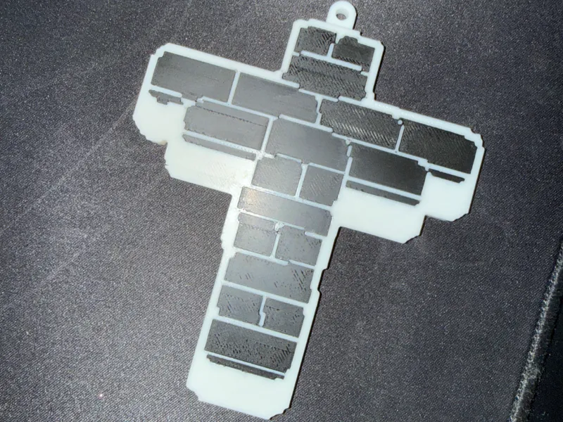 Grace cross keychain