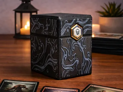 Black Swamp Themed MTG Deck Box