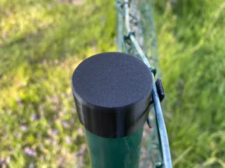 Pfostenkappe Zaun Garten Rund ⌀42.8 für Draht ⌀4