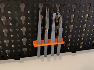Lidl / Parkside pegboard tweezers holder