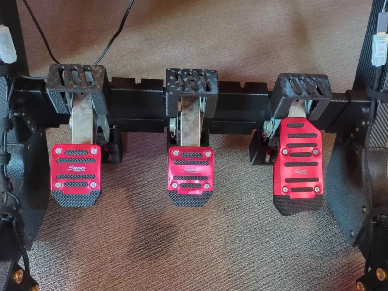 flipped pedal mod for Logitech g29, g920, g923