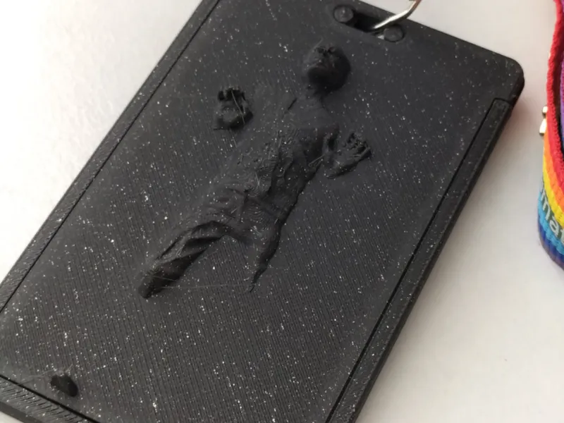 Han Solo carbonite ID badge holder Star Wars