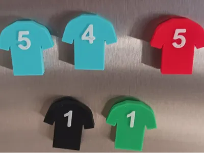 Football Jersey w/ magnet hole