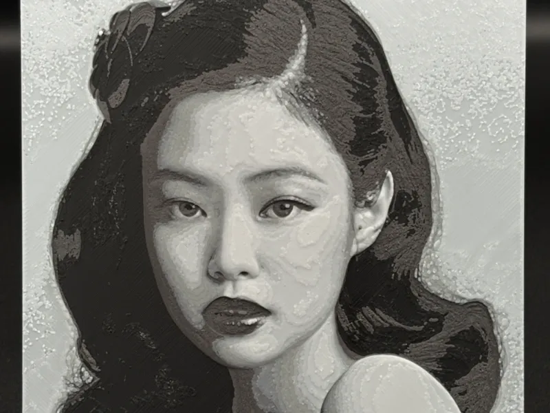 Jennie of Blackpink ver.3 HueForge