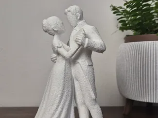 Bridgerton Inspired The Silver Encounter statue