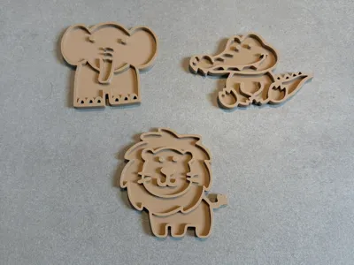 Sensory Fill Molds – Zoo