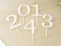Toppers de gâteau - chiffres pour anniversaire — photo 2