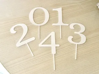Cake Topper - Numeri per Torta Compleanno o altro