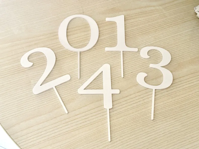 Cake Topper - Numeri per Torta Compleanno o altro