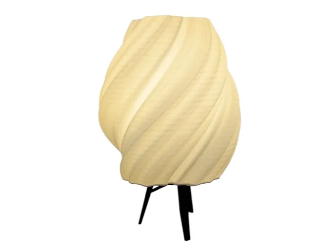 Spiral table lamp