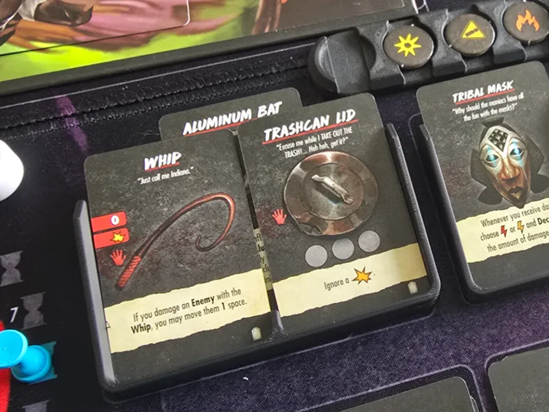FINAL GIRL ITEMS IN HAND TRAY